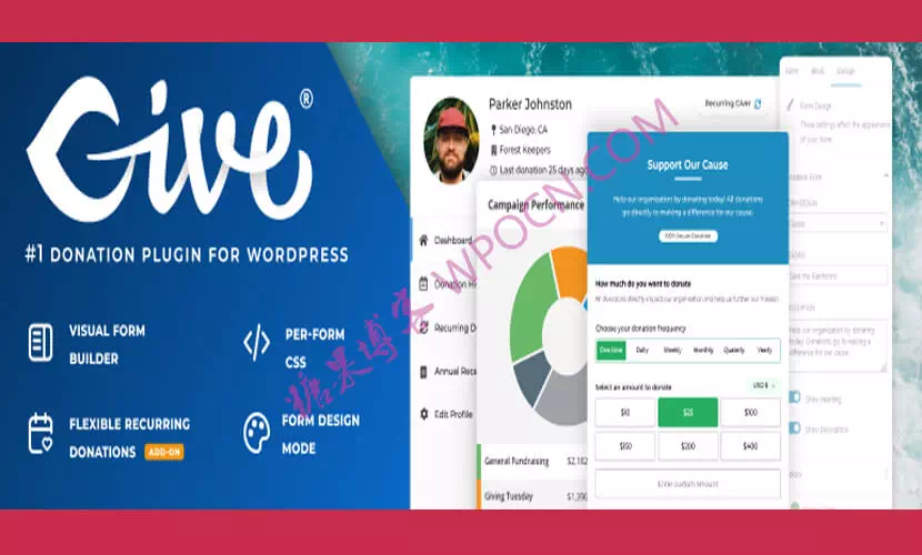 GiveWP – 捐赠和筹款平台插件汉化版